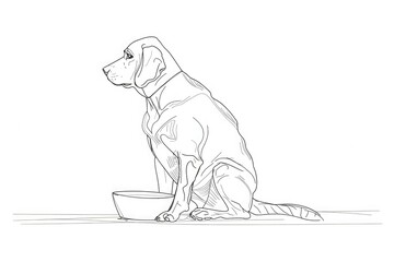 Sketch of a dog