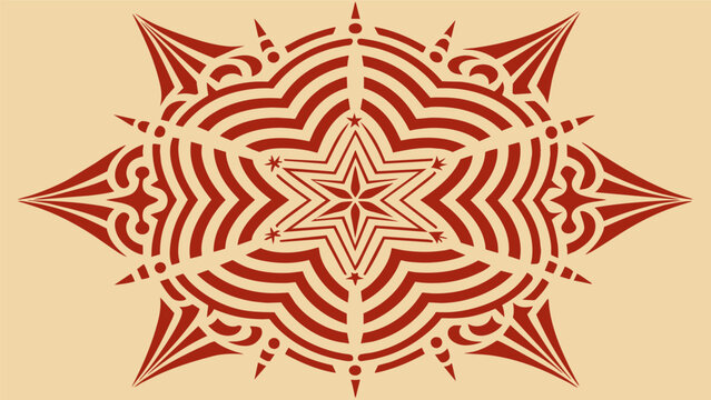 Intricate patterns and designs emerged as skilled participants created intricate sand mandalas depicting the stars and stripes.. Vector illustration