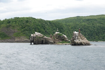 Ushi Island in the Amur Bay near Russky Island, Vladivostok
