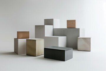 Fototapeta premium Empty platform template mockup