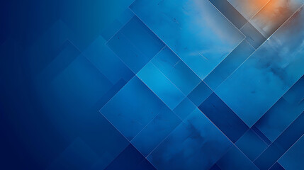 Memphis Blue geometric shapes light background. Modern diagonal presentation background