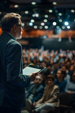 Scientist Delivering Breakthrough Quantum Computing Findings at International Conference