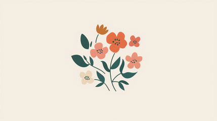 Naklejka premium Blossoming Flowers