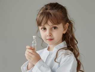 Young girl as a nurse