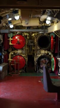torpedoes in a submarine vertical video