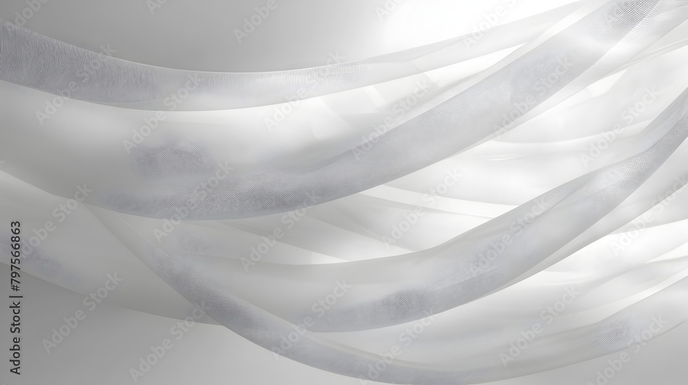 Poster elegant linen fabric texture in monochromatic grayscale with intricate weave pattern showcased in