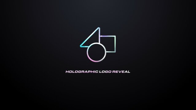 Holographic Logo Reveal