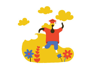 Girl received higher education 