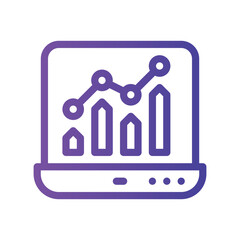 analytics gradient icon