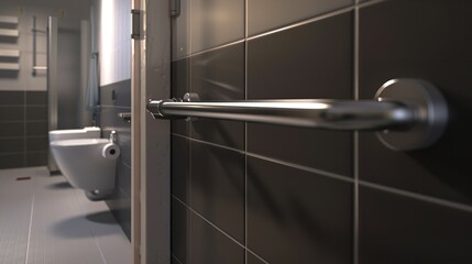 Bathroom Handle for the Disabled and Elderly

