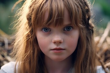 Fototapeta premium a close up of a girl