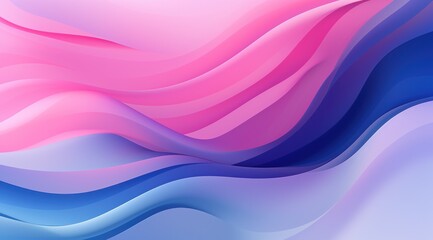 a pink and blue wavy lines