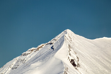 snowy mountain peak