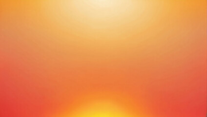 Sunrise gradient background in shades of golden yellow and peachy orange.