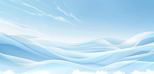 Soft pastel waves in a vector design, creating a soothing background for therapeutic uses.