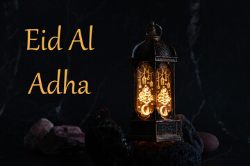 Eid al Adha, traditional Arabic feast with lantern decorations, cultural festivity