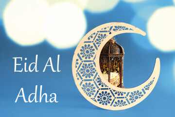 Eid al Adha, traditional Arabic lantern, symbolizing faith, celebrating with family, holy occasion