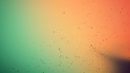Jade and Apricot Gradient Background with Black Microdots, Jade, apricot, gradient background, microdots