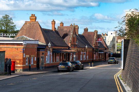 Newbury Train Station Main Entrance on Station Approach