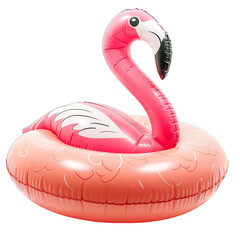 Fototapeta premium pink flamingo isolated on white