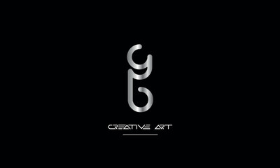 GB, BG, G, B abstract letters logo monogram