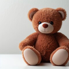 Brown Teddy Bear in White Setting