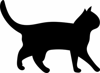 black cat silhouette