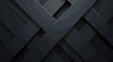 a black abstract background with lines and shapes