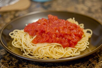 Spaghetti Serenade: A Culinary Symphony of Light and Shadow