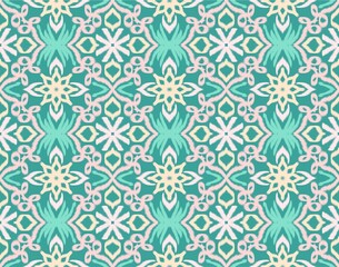 Seamless Ikat ethnic traditional pattern geometric abstract folklore ornament Tribal ethnic illustration background