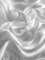 Obraz premium Close up view of white fabric