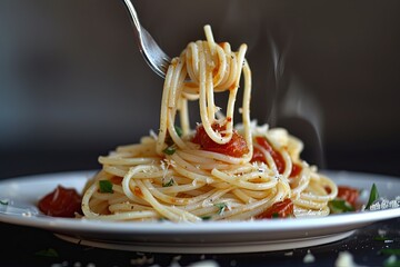 Suspended Spaghetti: A Culinary Performance of Anticipation