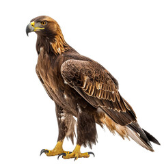 Obraz premium golden eagle isolated on white