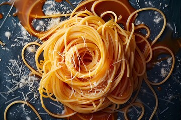 Spaghetti Splendor: A Visual Ode to Italian Cuisine in Motion