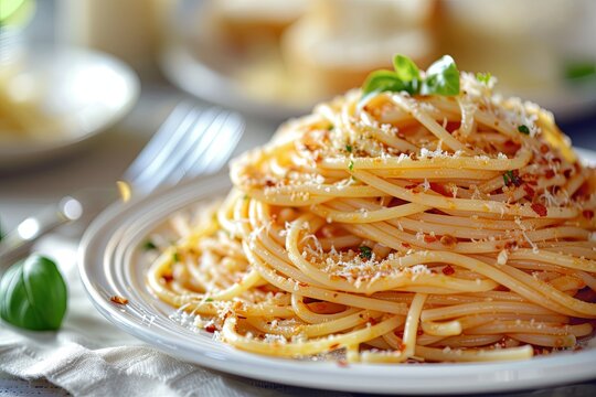 Fusion Fusion: Spaghetti Plate Innovation - Versatile Twist on Timeless Tradition