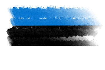 national flag of estonia design template transparent, estonia flag brush stroke flag png transparent