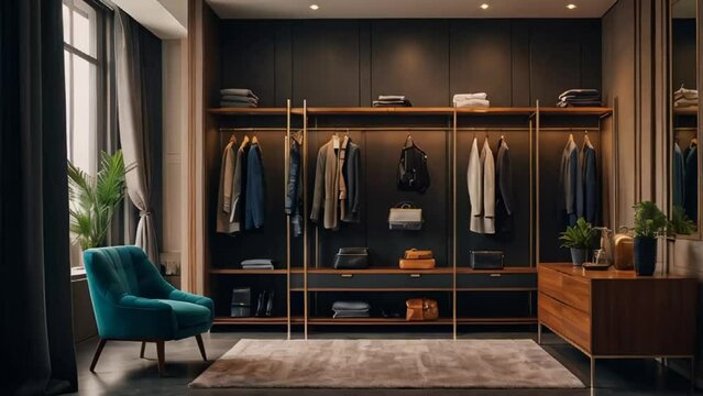 dressing room interior