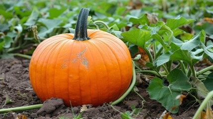 Heirloom Pumpkin Patch for Fall Harvest