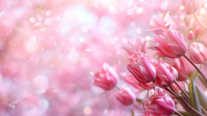 pink flower petals and leaves