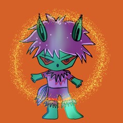 zombie animal boy