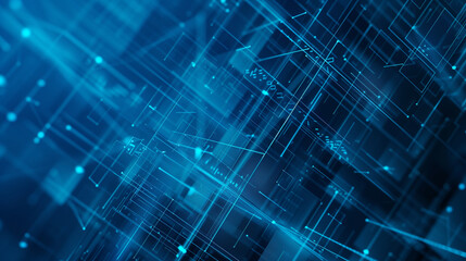Obraz premium Blue abstract technology background