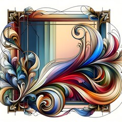 Vibrant Abstract Objects Multicolored and Rainbow Frames  High Quality Stock Images