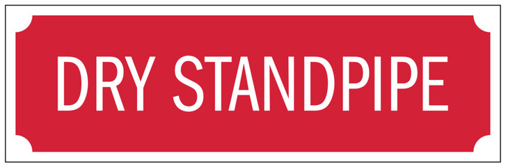 Standpipe sign