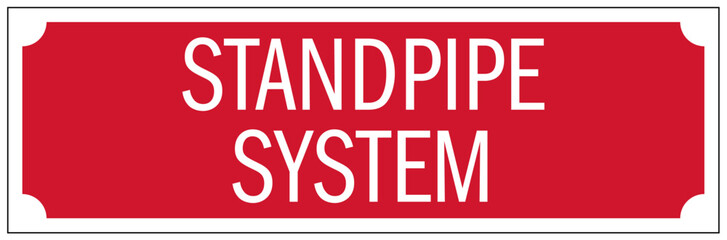 Standpipe sign