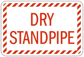 Standpipe sign