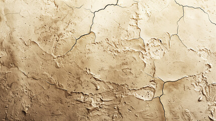 Textured cracked earth, warm-toned dry soil, natural pattern background