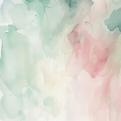 Watercolor abstract in pastel colors, soft blends for peaceful background