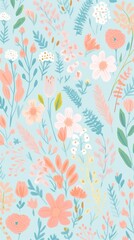 Floral backgrounds wallpaper pattern.
