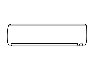 Ac outline design vector