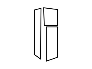 Freez outline design illustration